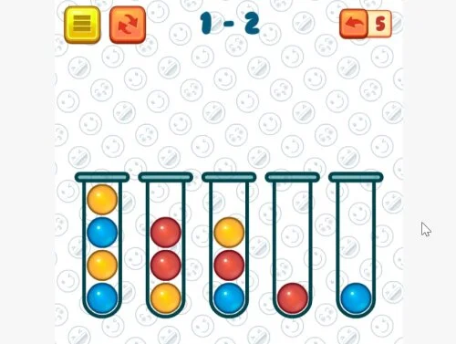 Сортировка Шариков в Колбах